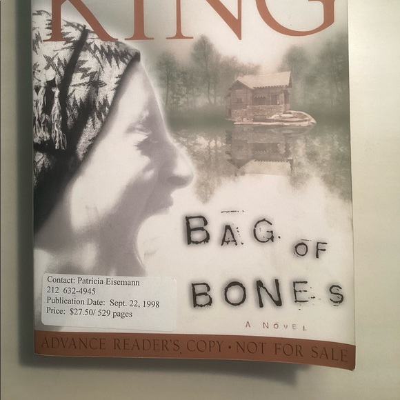 Stephen King “Lisey’s Story” & “Bag of Bones” Uncorrected Proof Paperback Books - Picture 7 of 11